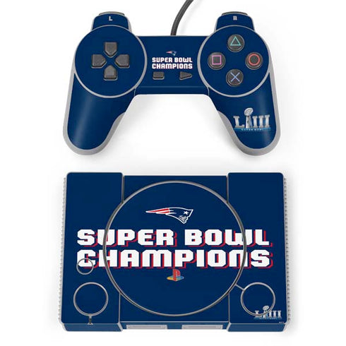 NFL Patriots Super Bowl LIII Champions PlayStation Classic Bundle Skin
